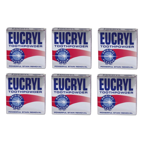 Eucryl Original Toothpowder 50g for Teeth Stain Removal and Whitening