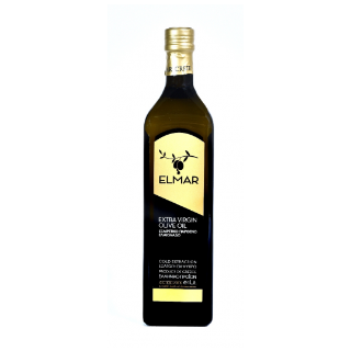 Elmar Kreta Extra Virgin Olive Oil 1 Liter Cold-Pressed Premium Greek Olive Oil
