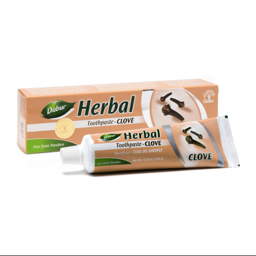 Dabur Herbal Clove Toothpaste 100ml Ayurvedic Oral Care
