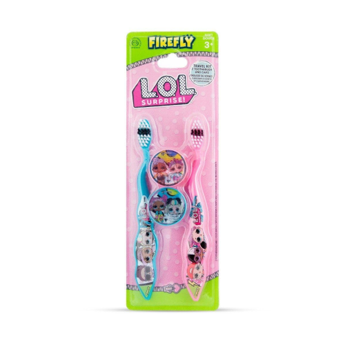 Firefly LOL Surprise Kids Oral Care Travel Set Toothbrush & Toothpaste 40g