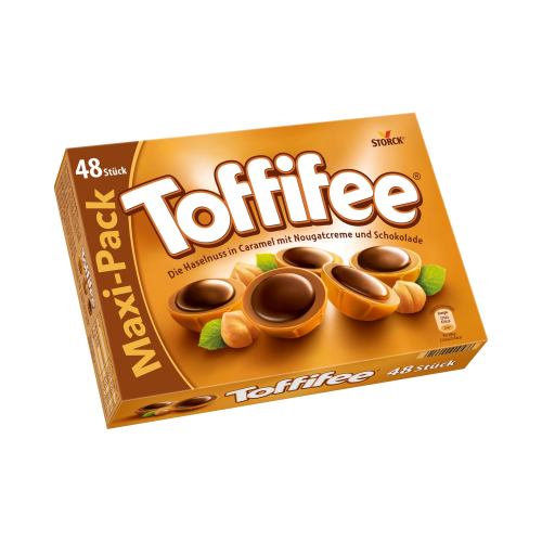Toffifee Chocolate Hazelnut Caramel Nougat Candy Box (1 x 400g) Indulgent Treat