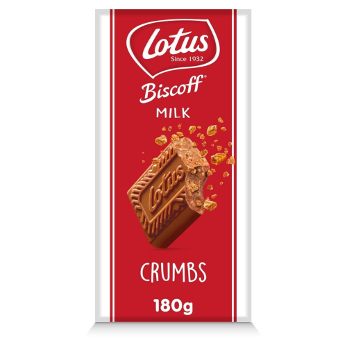 Lotus Chocolate Crunchy Speculoos 180g Biscuit Pieces in Creamy Chocolate