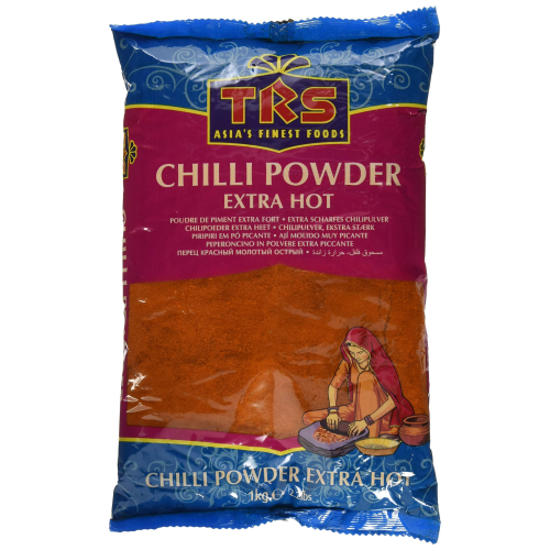 TRS Extra Hot Chili Powder 1 KG - Premium Indian Red Chili Spice for Bold Heat