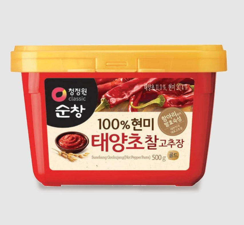 O'FOOD Gochujang Hot Red Korean Chili Paste 500 GR Authentic Flavor Spicy Paste