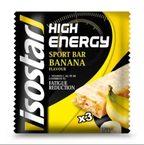Isostar High Energy Banana Sports Bar 3 x 40g