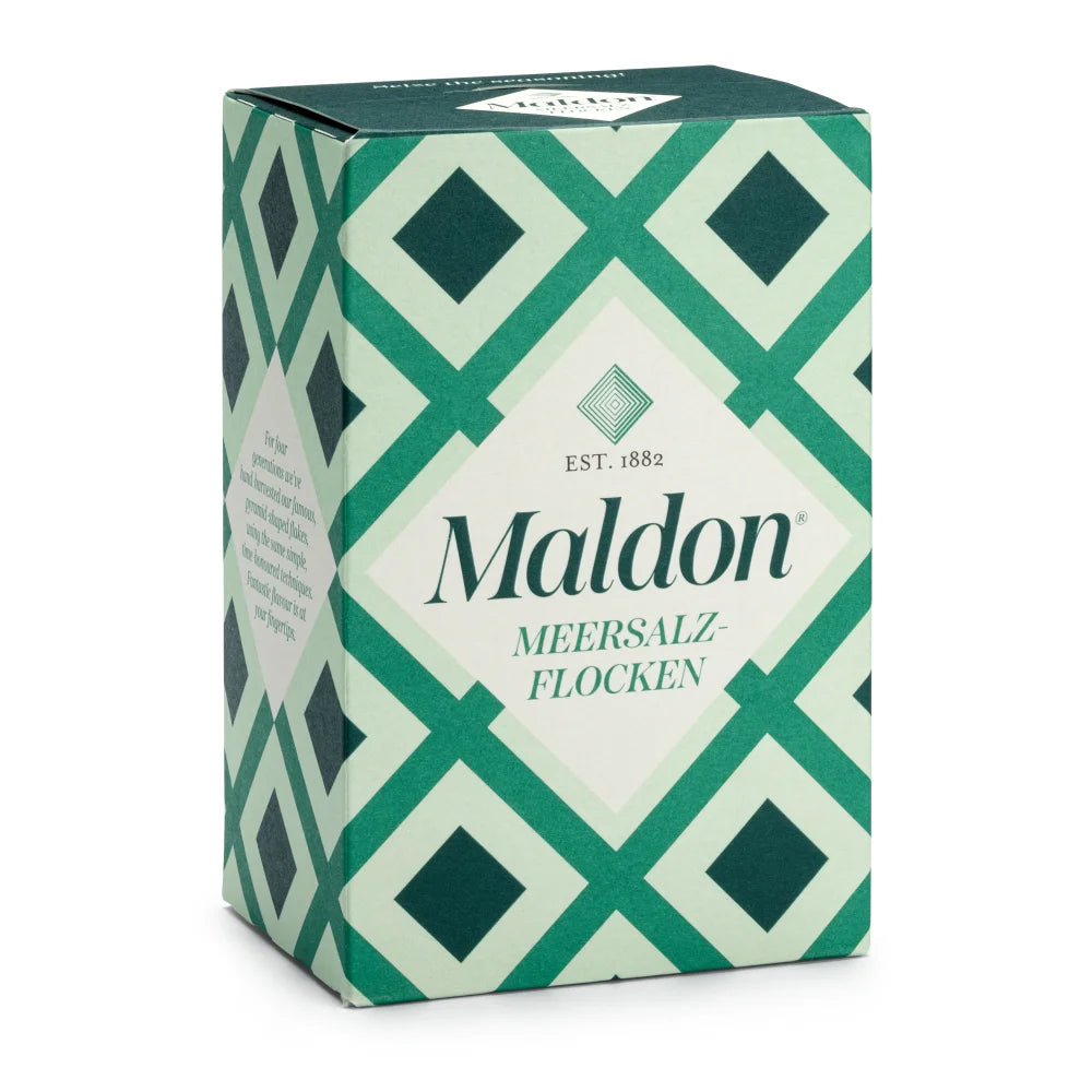 Maldon Sea Salt Flakes 250g Natural Pyramid Crystals for Cooking and Finishing