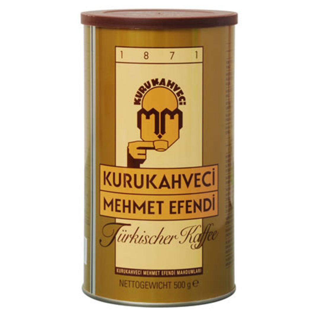 Kurukahveci Mehmet Efendi Turkish Coffee 500g Authentic Ground for Traditional Brew