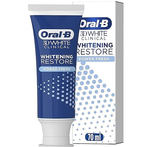 Oral B Clinical Whitening Restore Power Fresh Toothpaste 8006540230886, Whitening & Enamel Protection