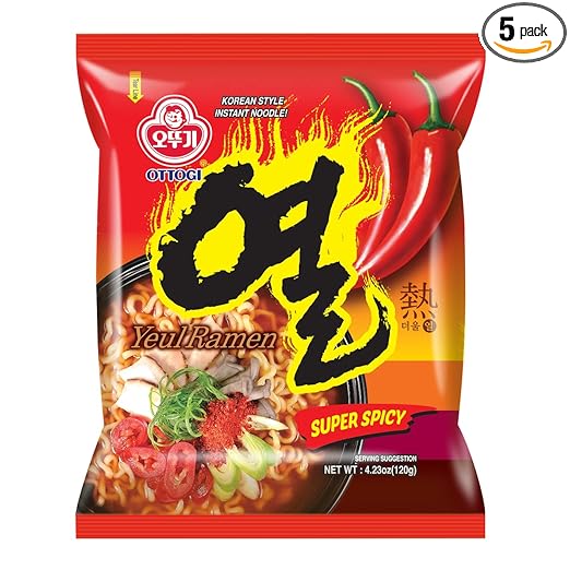 Ottogi Yeul Extra Spicy Ramen Noodle Instant Hot Korean Ramen