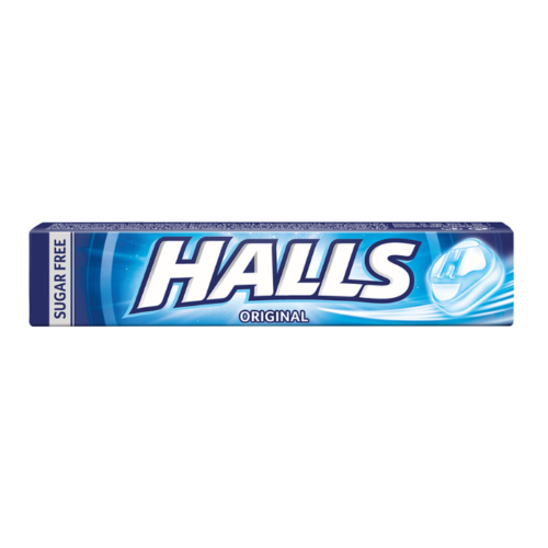 Halls Mentholyptus Original Sugar-Free Lozenges 32g - Throat & Nasal Relief
