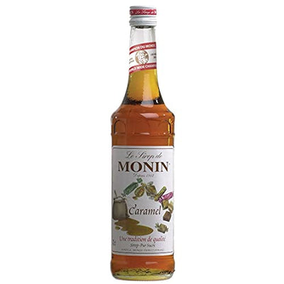 Monin Caramel Syrup 700ml Caramelised Sugar Flavour Syrup for Coffee