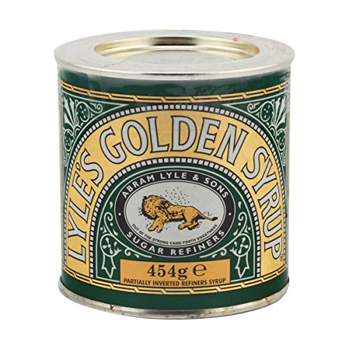 Lyle's Golden Syrup 454g Rich Caramel Syrup for Baking and Toppings