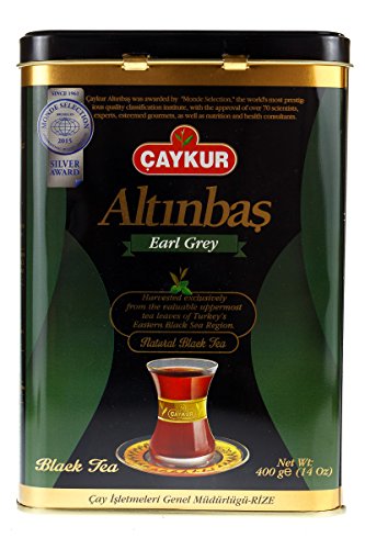Caykur ALTINBAS Earl Grey Black Tea 400g - Premium Turkish Loose-Leaf Tea