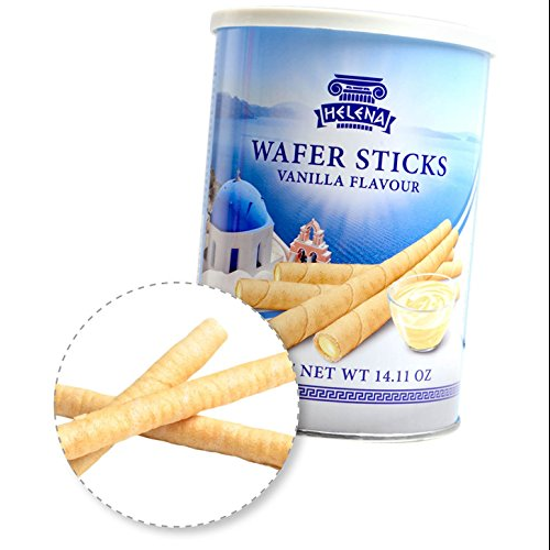 Feiny Biscuits Vanilla Cream Waffle Rolls 400g Crispy Rolled Wafers