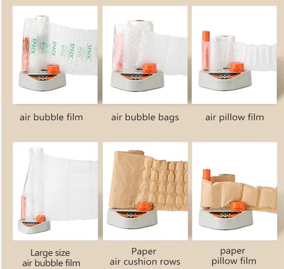 Trinovi Luchtkussenapparaat – Compacte Automatische Verpakkingsmachine voor Bubbelplastic en Luchtkussenfolie