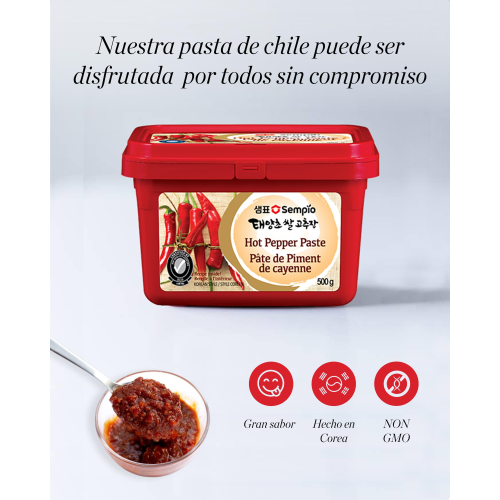 Sempio Gochujang Hot Red Pepper Paste 500g Authentic Korean Spicy Paste