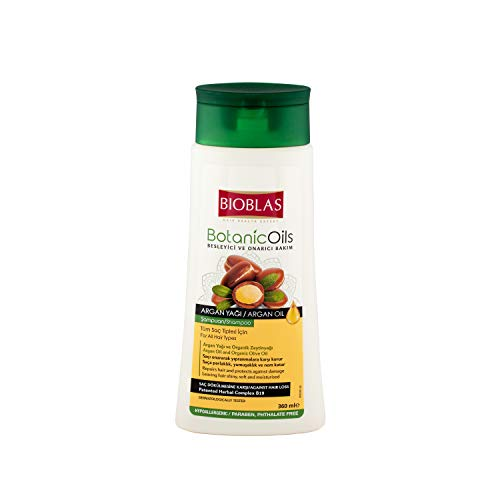 BIOBLAS Botanic Oils 360ml Hair Loss Argan Oil Shampoo