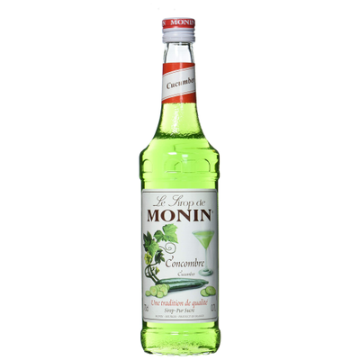 Monin Cucumber Syrup 700ml Flavouring for Cocktails & Mocktails