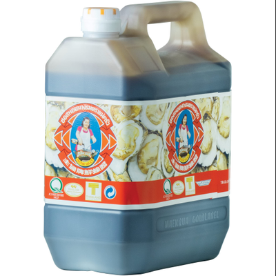 Mae Krua Oyster Sauce 4.5L Thai Flavor Enhancer Bulk Bottle