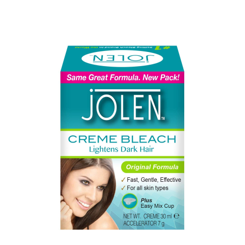 Jolen Original Cream Bleach Regular 30ml Hair Lightening for Face and Body