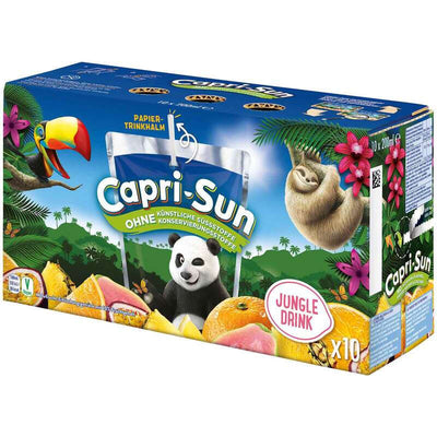 Capri-Sun Jungle Drink Fruit Juice Pouches 200ml Pack of 10