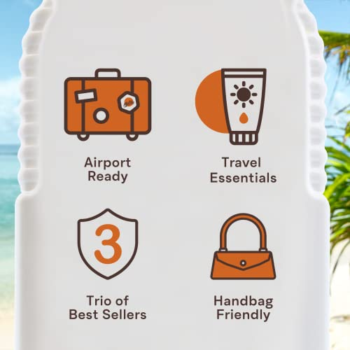 Malibu Sun Care Travel Pack 3 Products SPF15 SPF20 After Sun