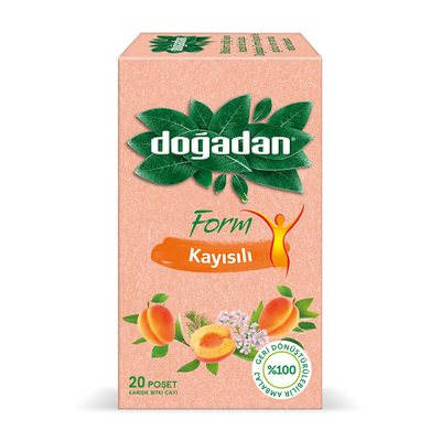 Doğadan Form Apricot Herbal Tea 20 Sachets