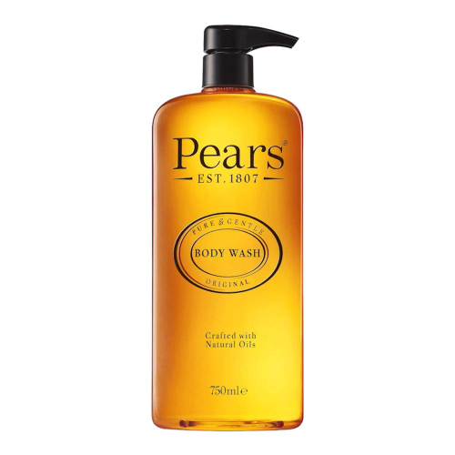 Pears Pure & Gentle Body Wash 750ml with Natural Oils