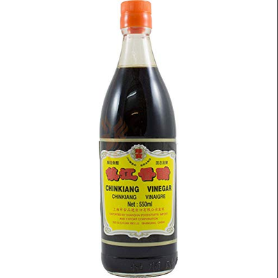Chinkiang Black Rice Vinegar 550ml Authentic Chinese Vinegar for Dipping & Cooking