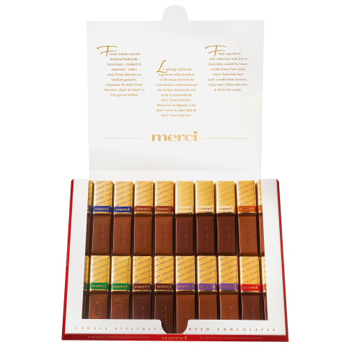 Merci Finest Selection Assorted Chocolate Gift Box 250g European Milk & Dark Chocolates