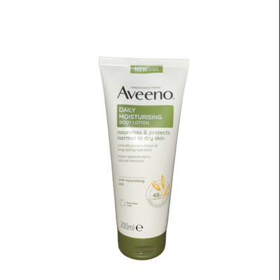 Aveeno Daily Moisturizing Lotion 200ml for Dry Skin with Oat Extract