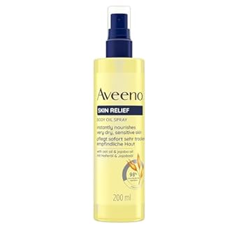 Aveeno Skin Relief Body Oil Spray 200ml for Dry Sensitive Skin