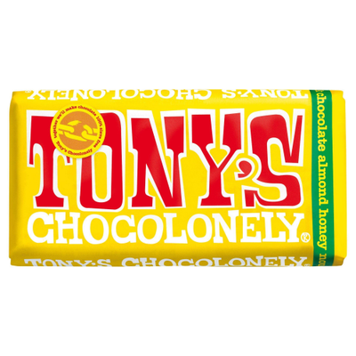 Tony's Chocolonely Milk Chocolate Nougat Bar 180g Fairtrade