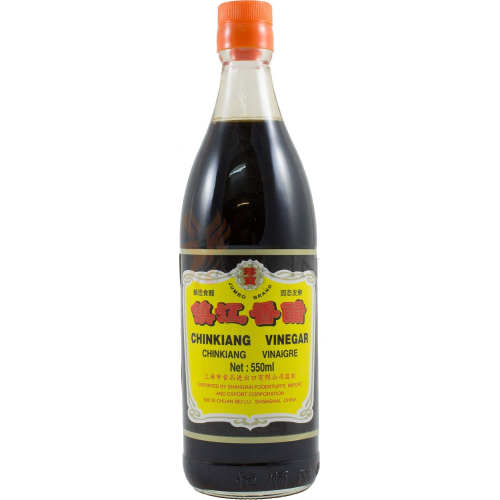 Chinkiang Black Rice Vinegar 550ml Authentic Chinese Vinegar for Dipping & Cooking