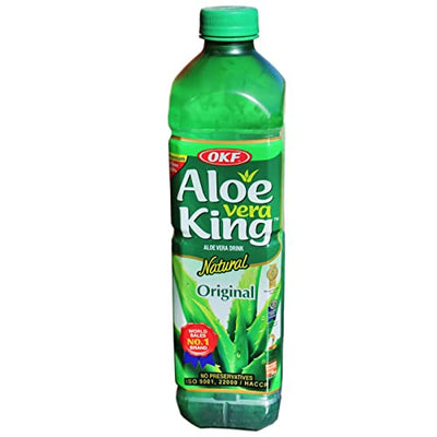 OKF Aloe Vera King Drink Original 12x1.5L Carton (18L) Korean Aloe Vera