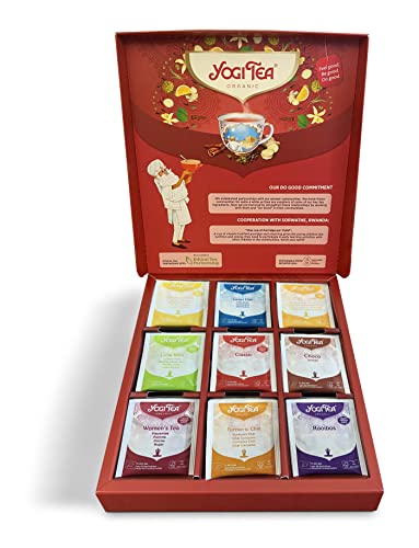 Yogi Tea Organic Variety Selection Box 45 Teabags Caffeine-Free
