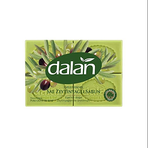 Dalan Olive Oil Bath Soap Bar 4x150g (600g) Pure Skin Cleanser
