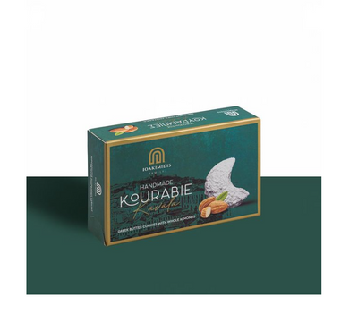 Handmade Kourabie Greek Butter Cookies with Almonds 470g