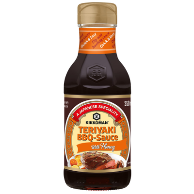 Kikkoman Teriyaki BBQ Sauce with Honey 250ml Sweet and Savory Glaze