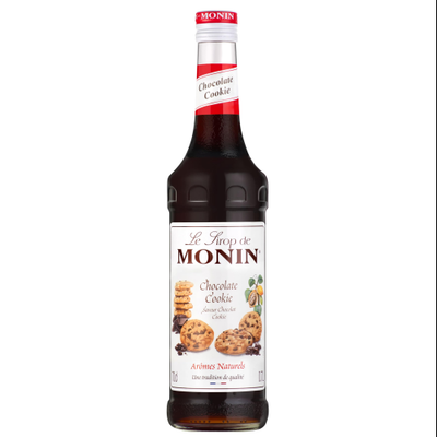 Monin Chocolate Cookie Syrup 700ml Dessert Flavouring for Coffee and Milkshakes