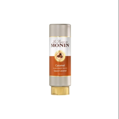 Monin Caramel Café Sauce 500ml Drizzle Sauce for Coffee and Desserts