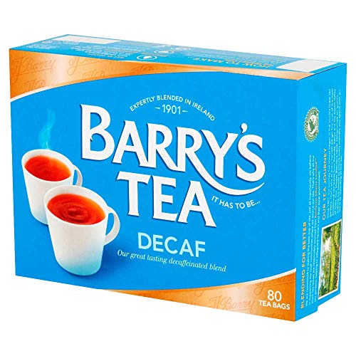 Barry's Tea Decaffeinated Black Tea 80 Teabags Rich & Smooth