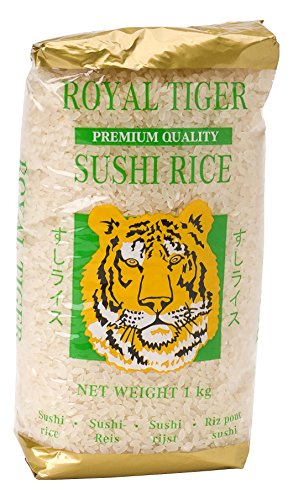 Royal Tiger Sushi Rice Short Grain 12x1kg (12kg) Bulk Pack