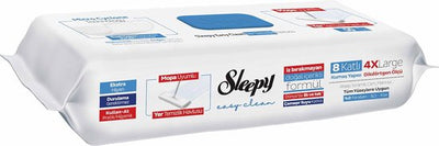 Sleepy Blue Mop-Compatible Floor Cleaning Pads 50 Sheets