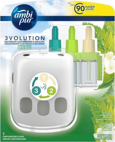 Ambi Pur 3Volution Morning Dew Electric Air Freshener Refill Plug-In