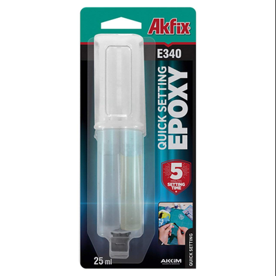 Akfix E340 Mix Quick Two-Part Epoxy Adhesive