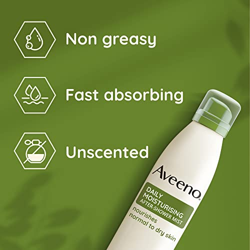 Aveeno After Shower Body Spray Moisturizer with Natural Oat Extract