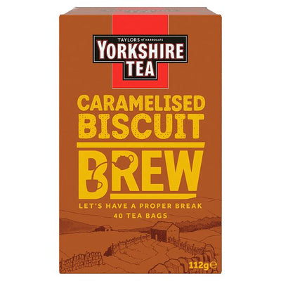 Taylors of Harrogate Yorkshire Tea Caramelised Biscuit Brew 40 Tea Bags