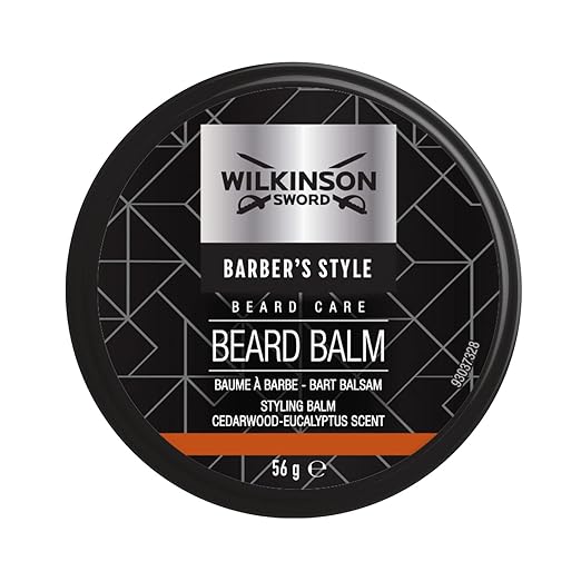 Wilkinson Sword Barbers Style Beard Balm 56g Cedarwood & Eucalyptus
