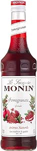 Monin Pomegranate Syrup 700ml Sweet Tangy Flavoring for Cocktails and Drinks